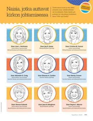 Women who help lead the Church