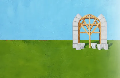 arch in process of being built