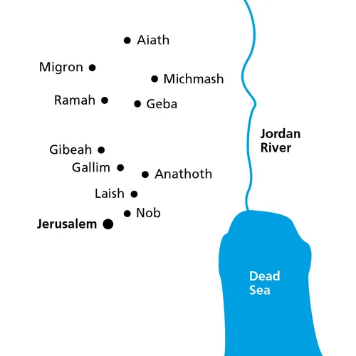 map, Dead Sea and region north of it