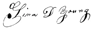 Zina D. H. Young’s signature