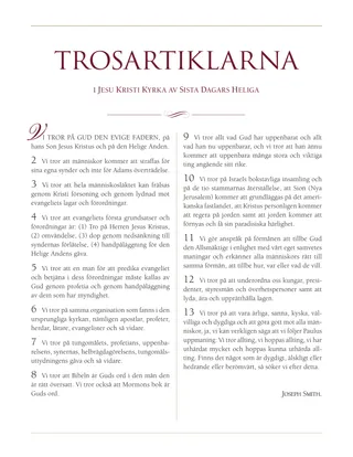 Trosartiklarna