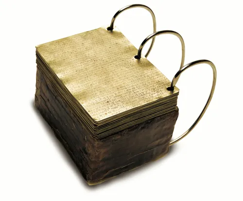 a replica of the golden plates