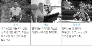 경쟁 우위의 세 가지 예시