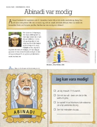 Abinadi was courageous