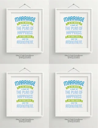 marriage card 4-up
