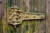 old railroad car hinge