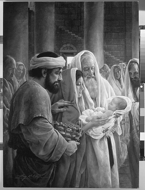 Infant Jesus in the temple