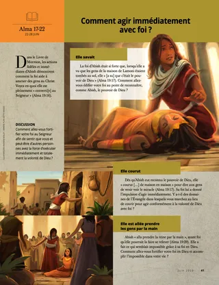 How can I act immediately with faith