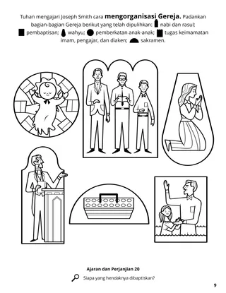The Restored Church of Jesus Christ coloring page