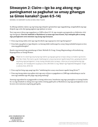 Handout on our Efforts