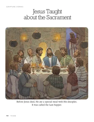 Jesus Taught about the Sacrament