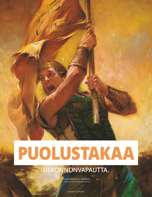 juliste sotapäällikkö Moronista ja vapauden tunnuksesta