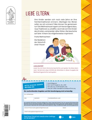 Ein paar Worte an die Eltern