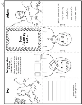 aktivitetsside: slik som Adam og Eva, har jeg handlefrihet