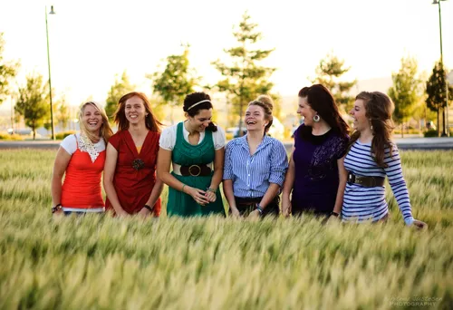 Group of young women.