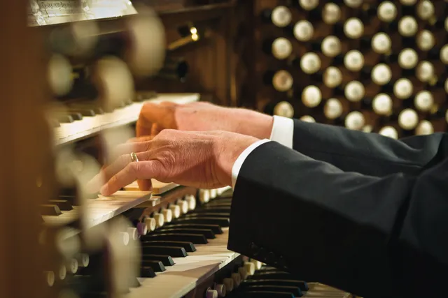 An organist performs at the Salt Lake Tabernacle.
