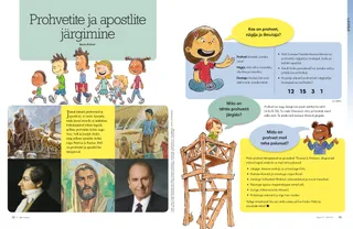 following prophets and apostles