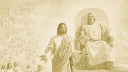 Jehovah championing Heavenly Father’s plan of salvation.