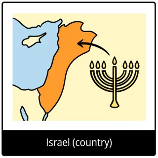 Israel (country) gospel symbol