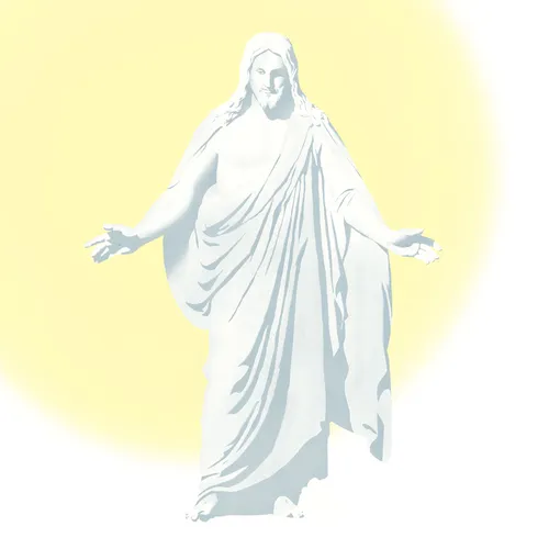 Jesus Christ with arms outstretched