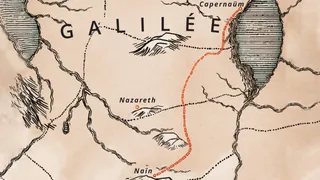 carte de la Galilée