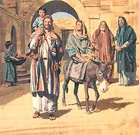 Joseph, Mary and Jesus return to Nazareth