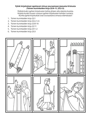 Alkeisyhdistyksen tehtäväsivu: Pyhissä kirjoituksissa minua opetetaan seuraamaan Jeesusta Kristusta