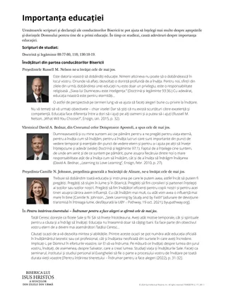 Importanța educației