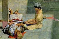 An angel tells Nephi to kill Laban