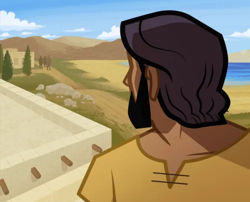 A voice tells Peter to go meet Cornelius’s servants.