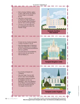 Peesi PDF ʻo ha ngaahi kaati ʻoku ʻi ai ha ngaahi fakatātā ʻo e ngaahi temipalé mo e ngaahi moʻoniʻi meʻa ʻo e temipalé
