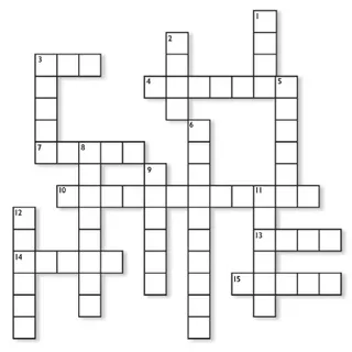 crossword puzzle