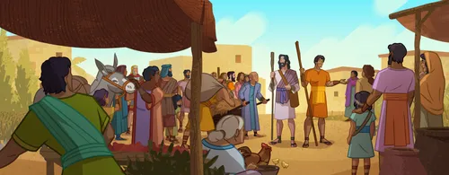 The Apostles teach the gospel.