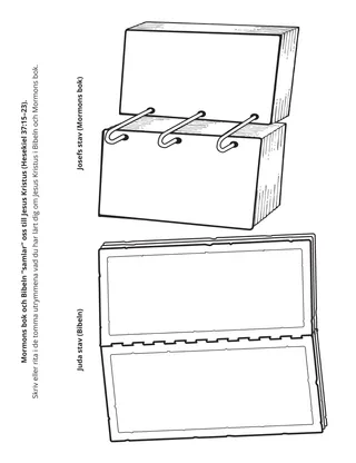 Primärs aktivitetssida: Mormons bok och Bibeln ”samlar” oss till Jesus Kristus