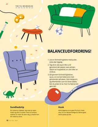 PDF-side af en ske med en lille kugle på og en sti gennem møbelforhindringer