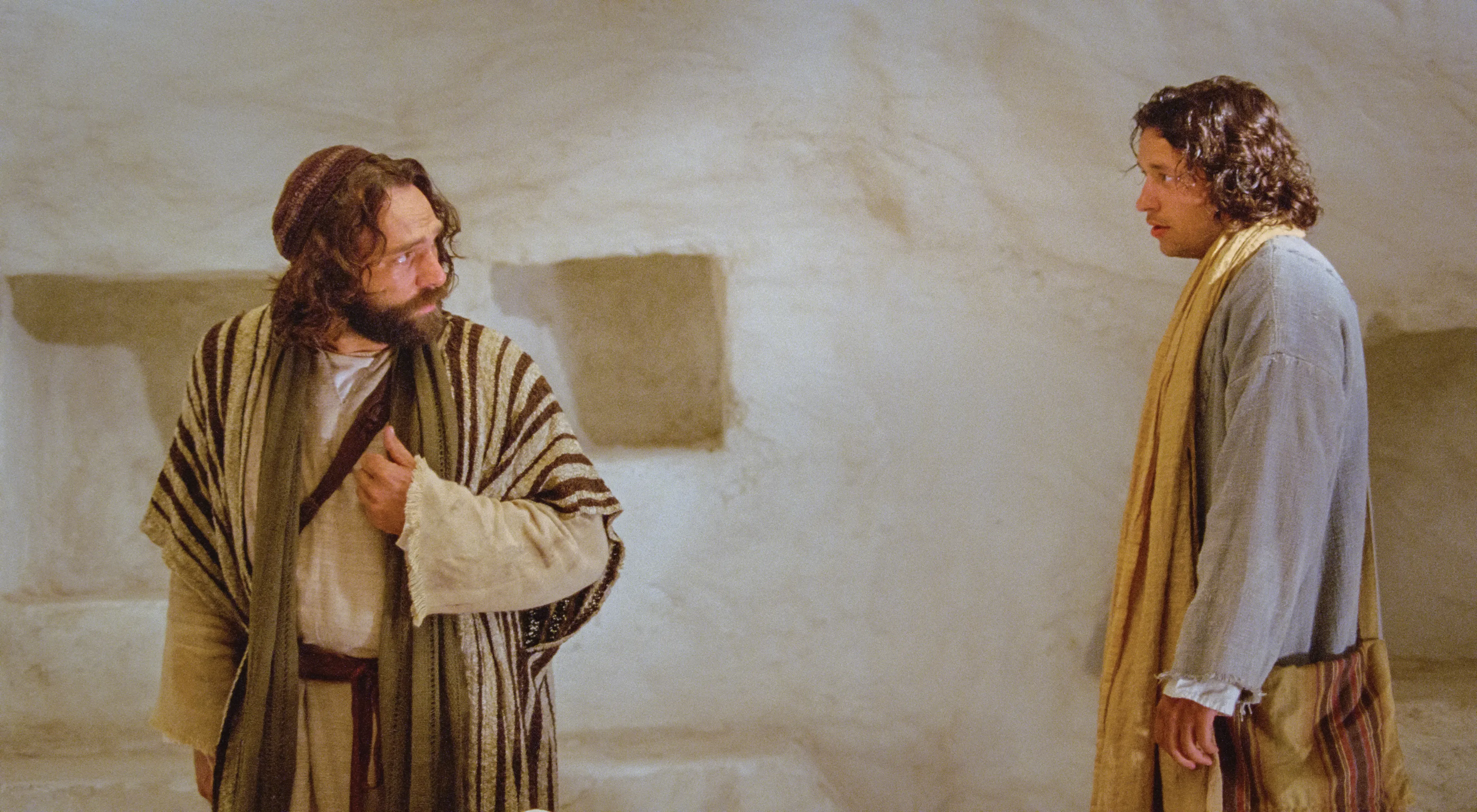 Peter and John find the empty tomb where the Savior had been.