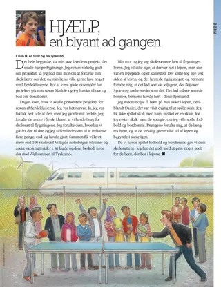 helping out, one pencil at a time