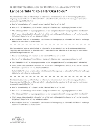 laʻipepa tufa ʻa e faiakó