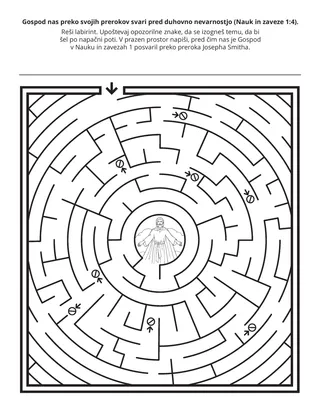 Stran z dejavnostjo: Prerok nas svari pred duhovnimi nevarnostmi