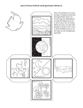 doe-pagina: Jezus Christus heeft de aarde geschapen