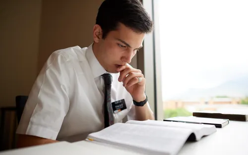 missionary studying
