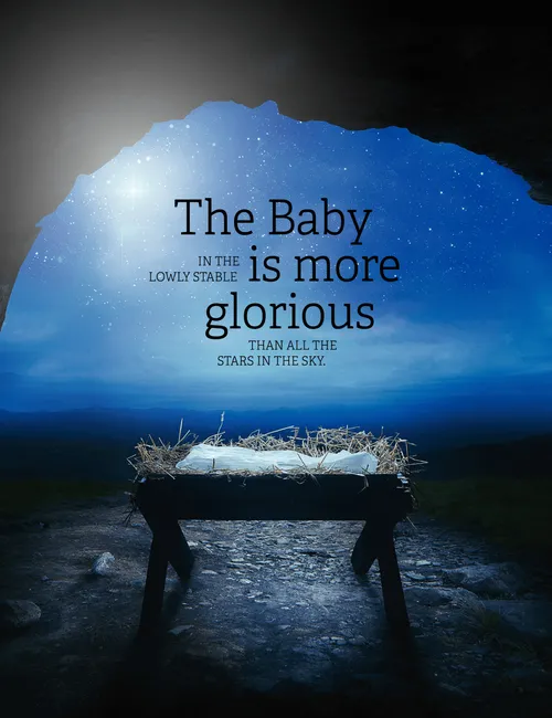 baby in manger