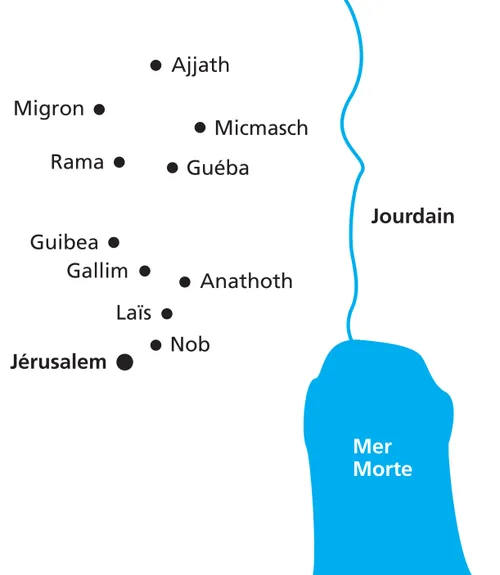 carte, mer Morte et région au nord