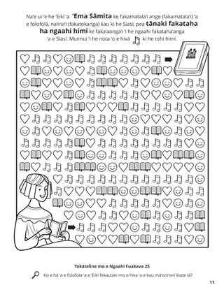 Emma Smith Gathered Hymns coloring page