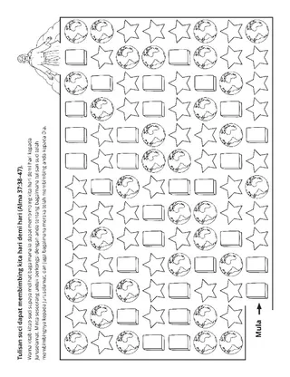 halaman aktiviti: tulisan suci membawa kita lebih dekat kepada Kristus