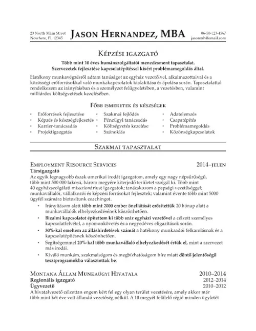 Hernandez önéletrajz