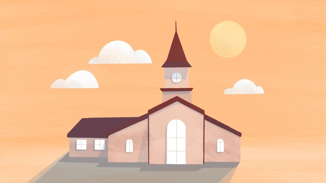 A church where members meet together for Sunday services