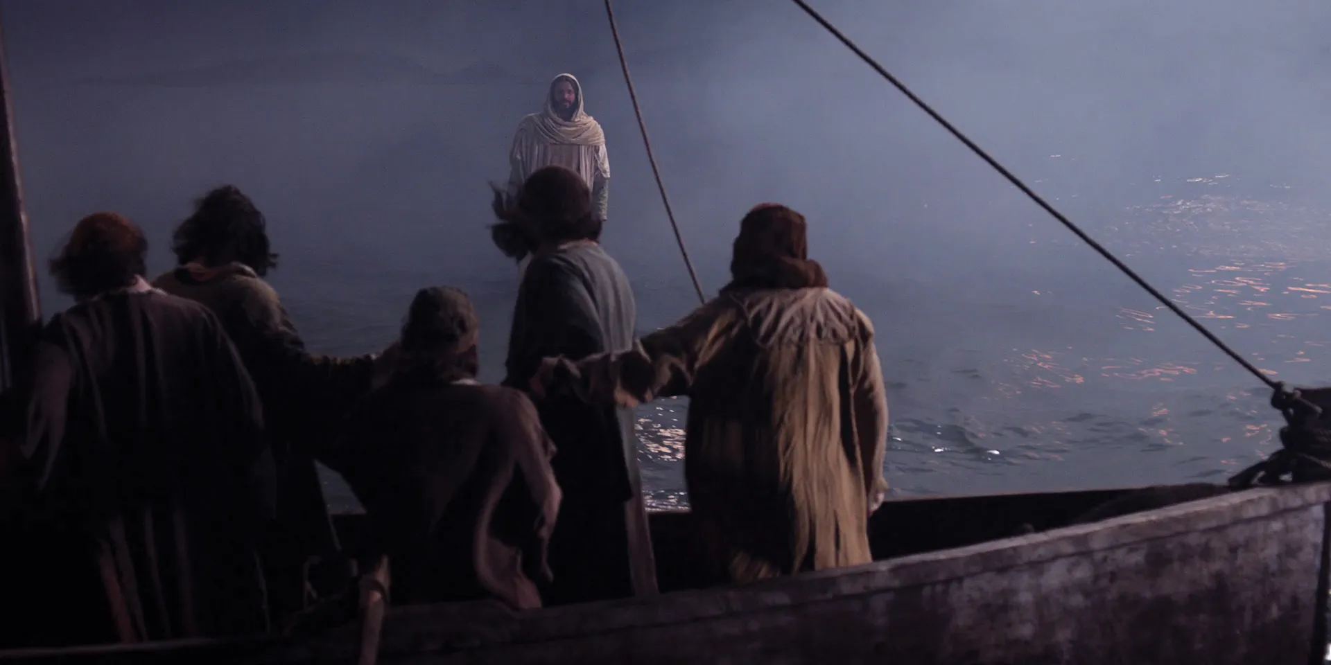 Jesus calls out to His disciples to not be afraid.