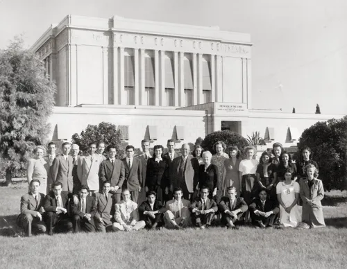 Monterrey Branch at Mesa Temple, 1949