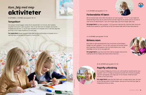 PDF-side av to jenter som ser på små papirlapper